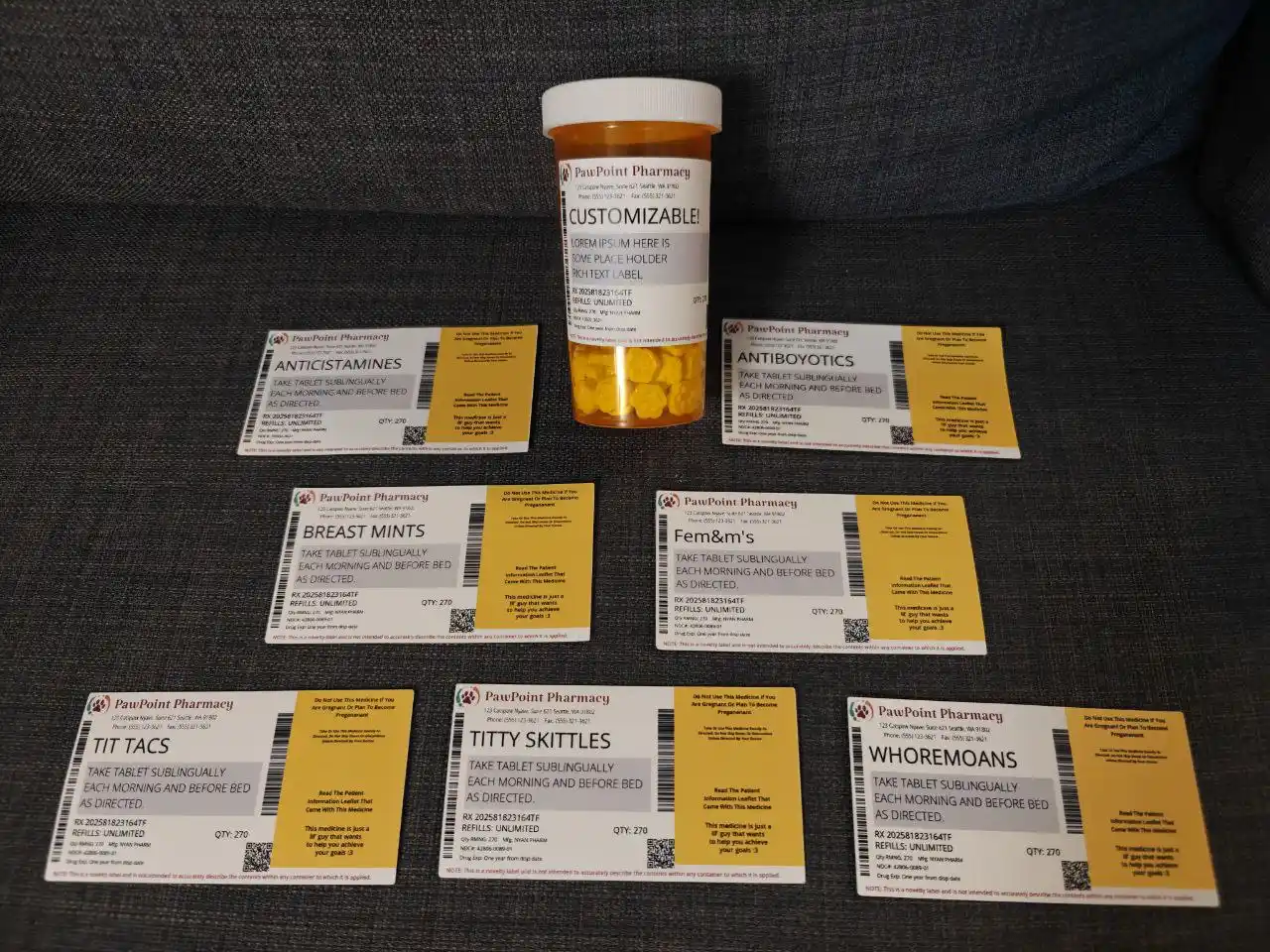 Unprinted / unlaminated artwork.